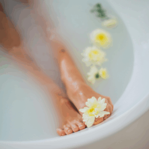 relaxing bath